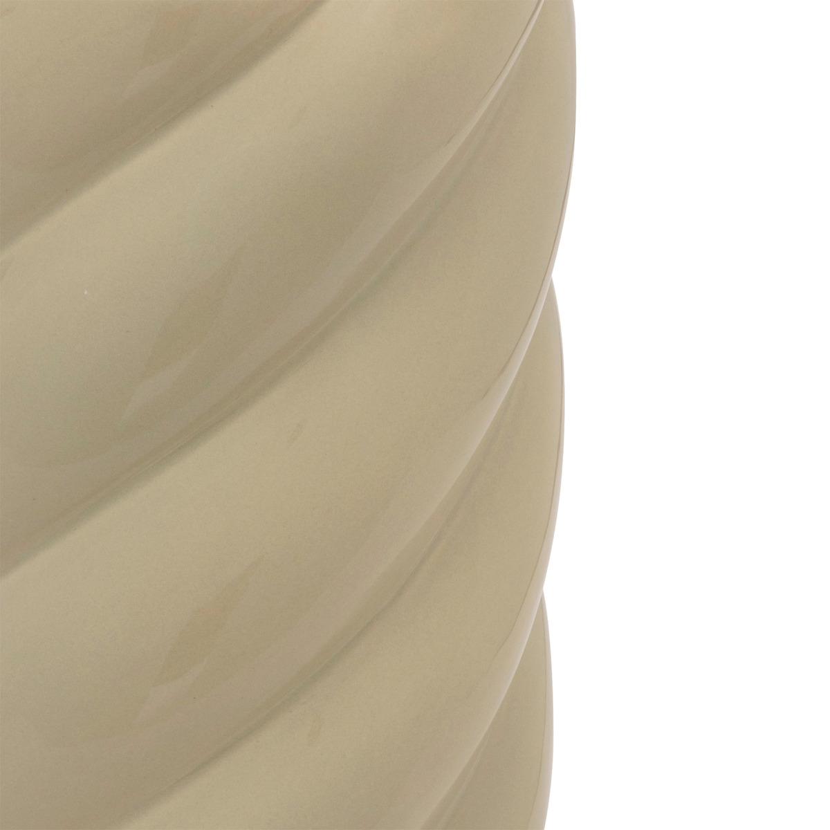 VASE CERAMIQUE TORSADE COBY H.25.5CM