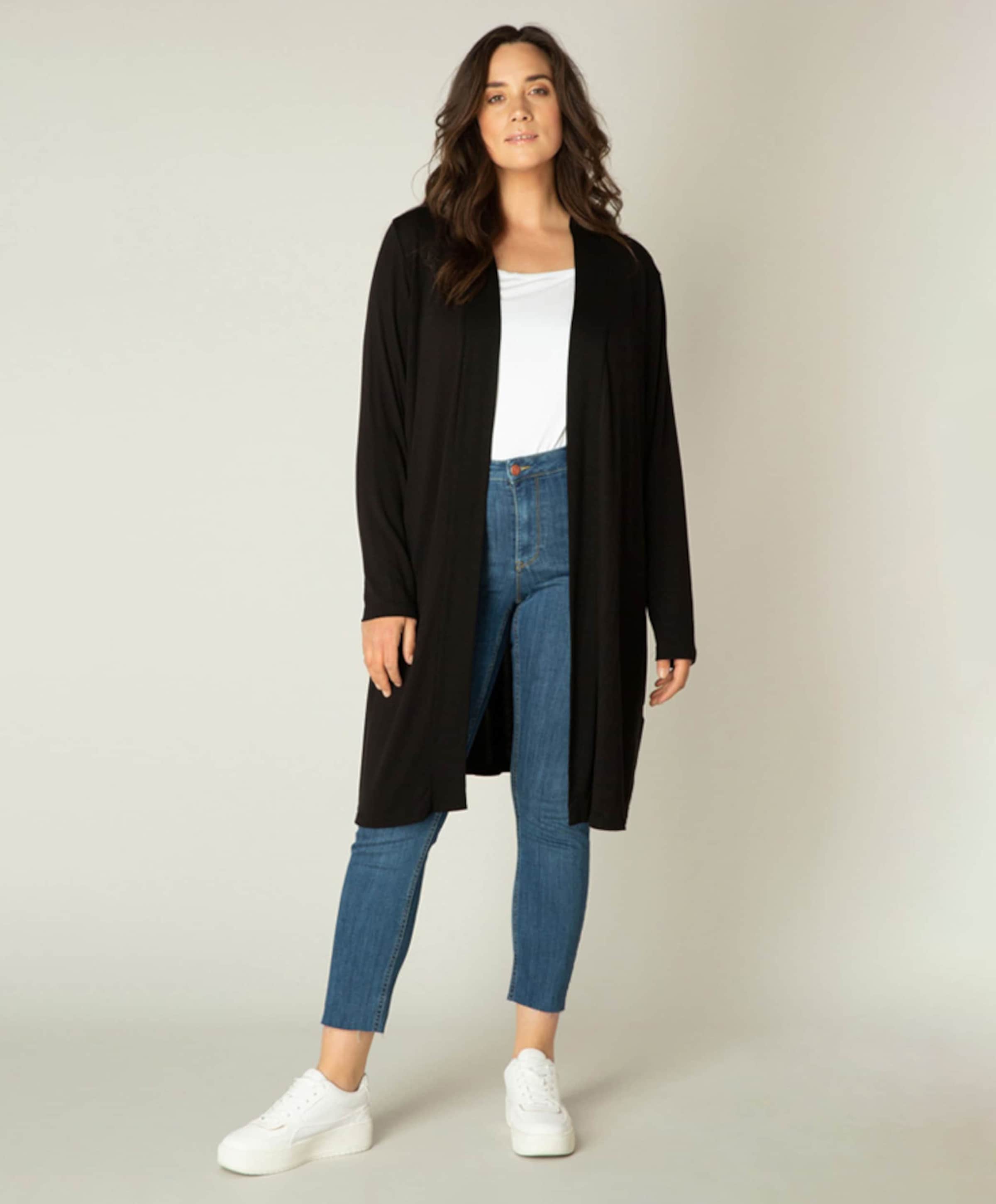 Base Level Curvy Dames vest zwart