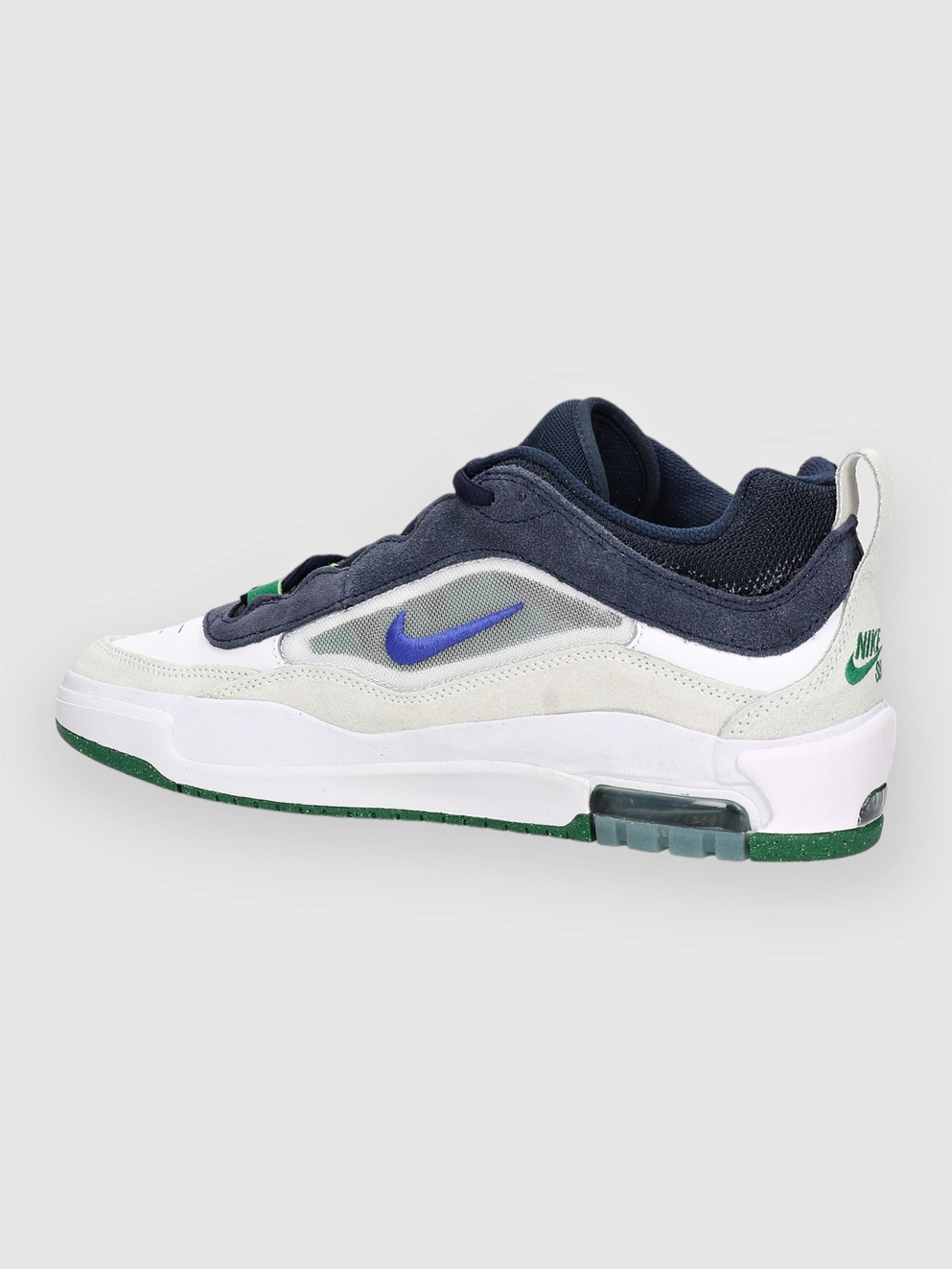 Nike Air Max Ishod Skate Shoes white/pers vio/obs/pine g
