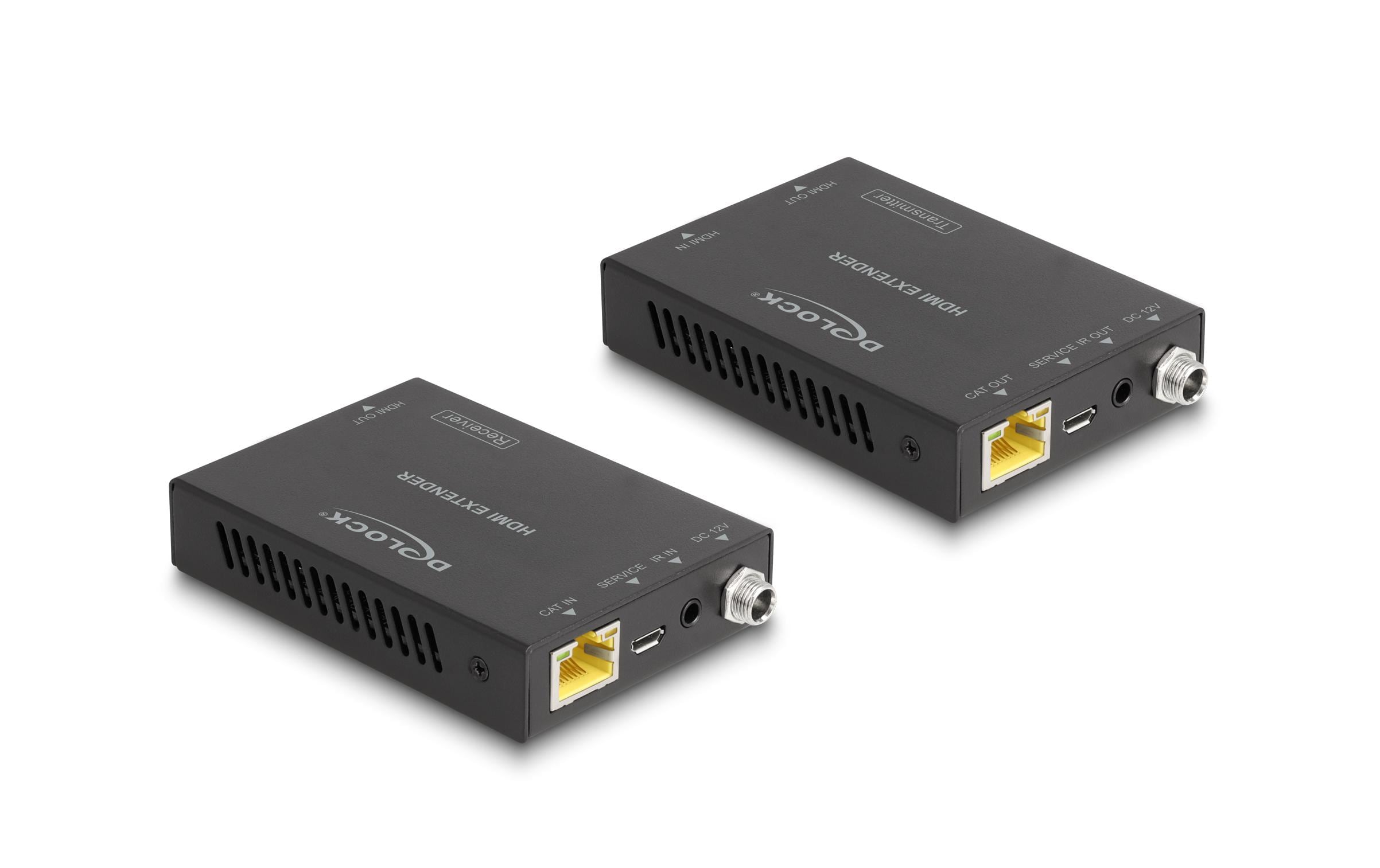 Extender Set über Cat.6 Kabel 4K 60 Hz 50 m<br>Delock HDMI Extender Set über Cat.6 Kabel 4K 60 Hz 50 m