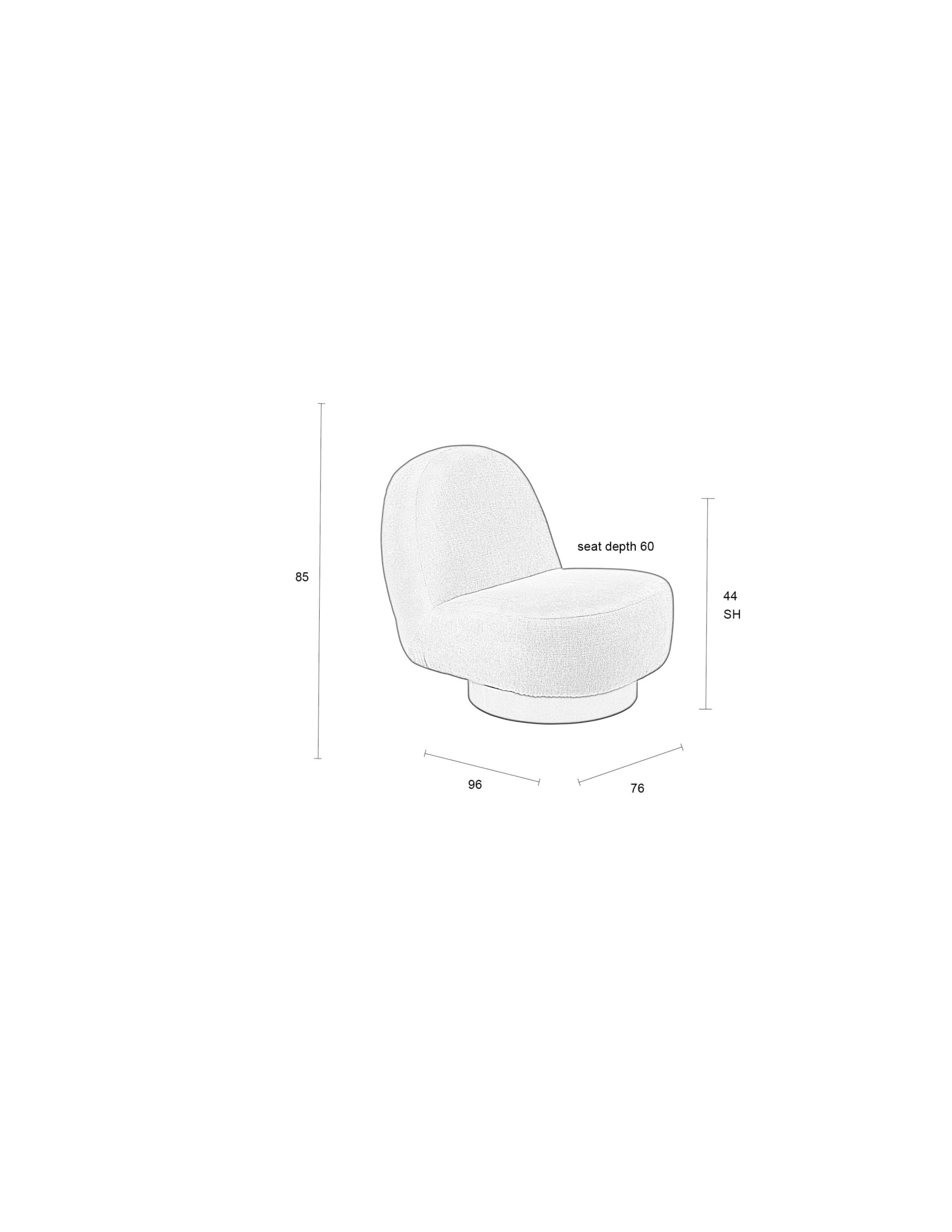 LOUNGE CHAIR EDEN SAND