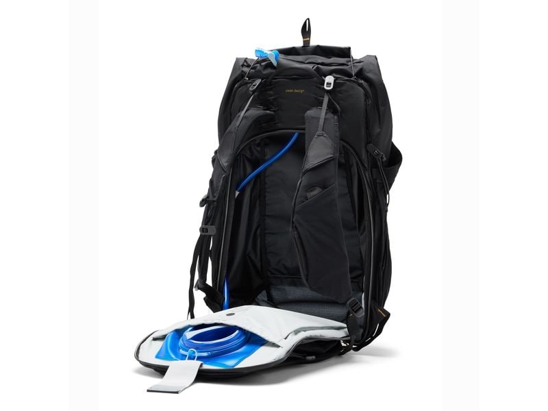 Peak Design Fotorucksack Outdoor-Rucksack 45L – Schwarz Leichter, rahmenloser Tagesrucksack