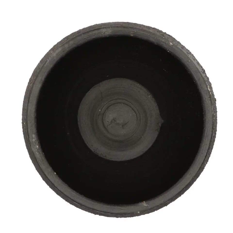 DK Design Bloempot Maya - rond - verweerd zwart - 21 x 24 cm