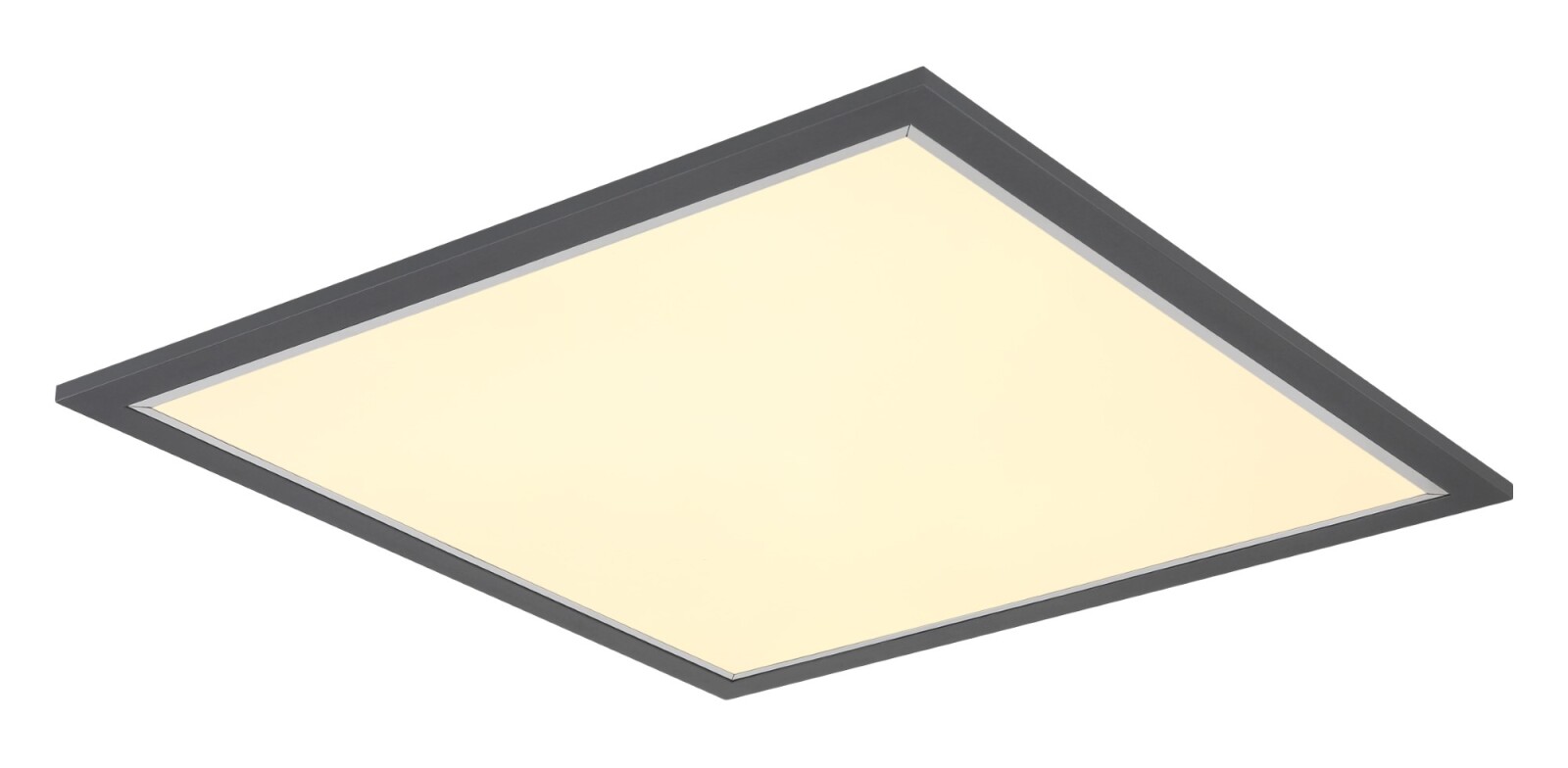 LED-Deckenleuchte - anthrazit-weiß-opal - 45 cm