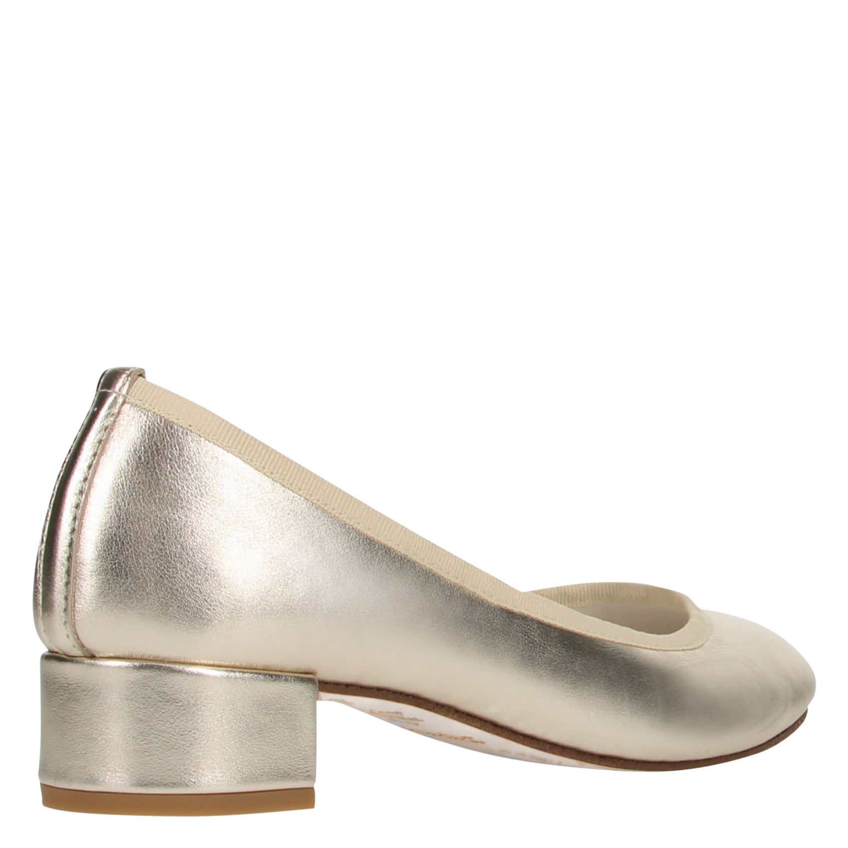 CAMILLE - Mules en cuir | Doré