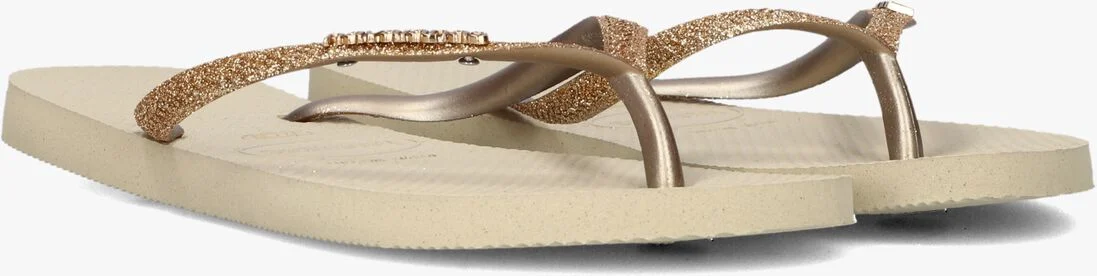 HAVAIANAS gouden havaianas teenslippers kids slim glitter ii