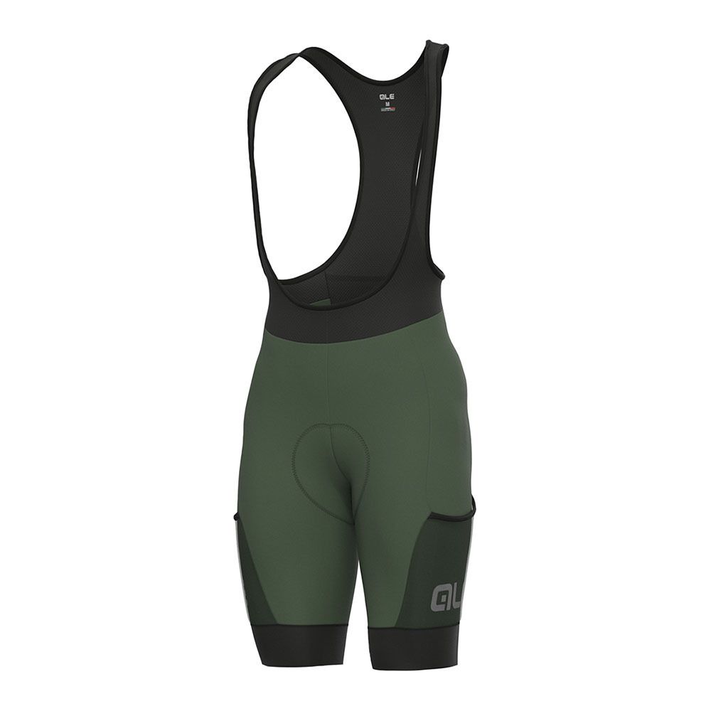 Ale STONES CARGO - Cuissard À bretelles Homme green