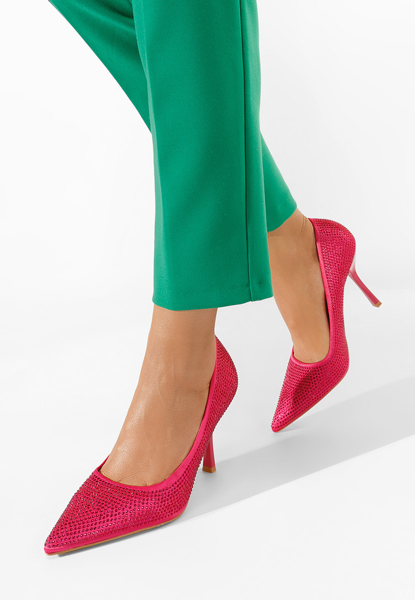 Chaussures à talon aiguille fuchsia Elina