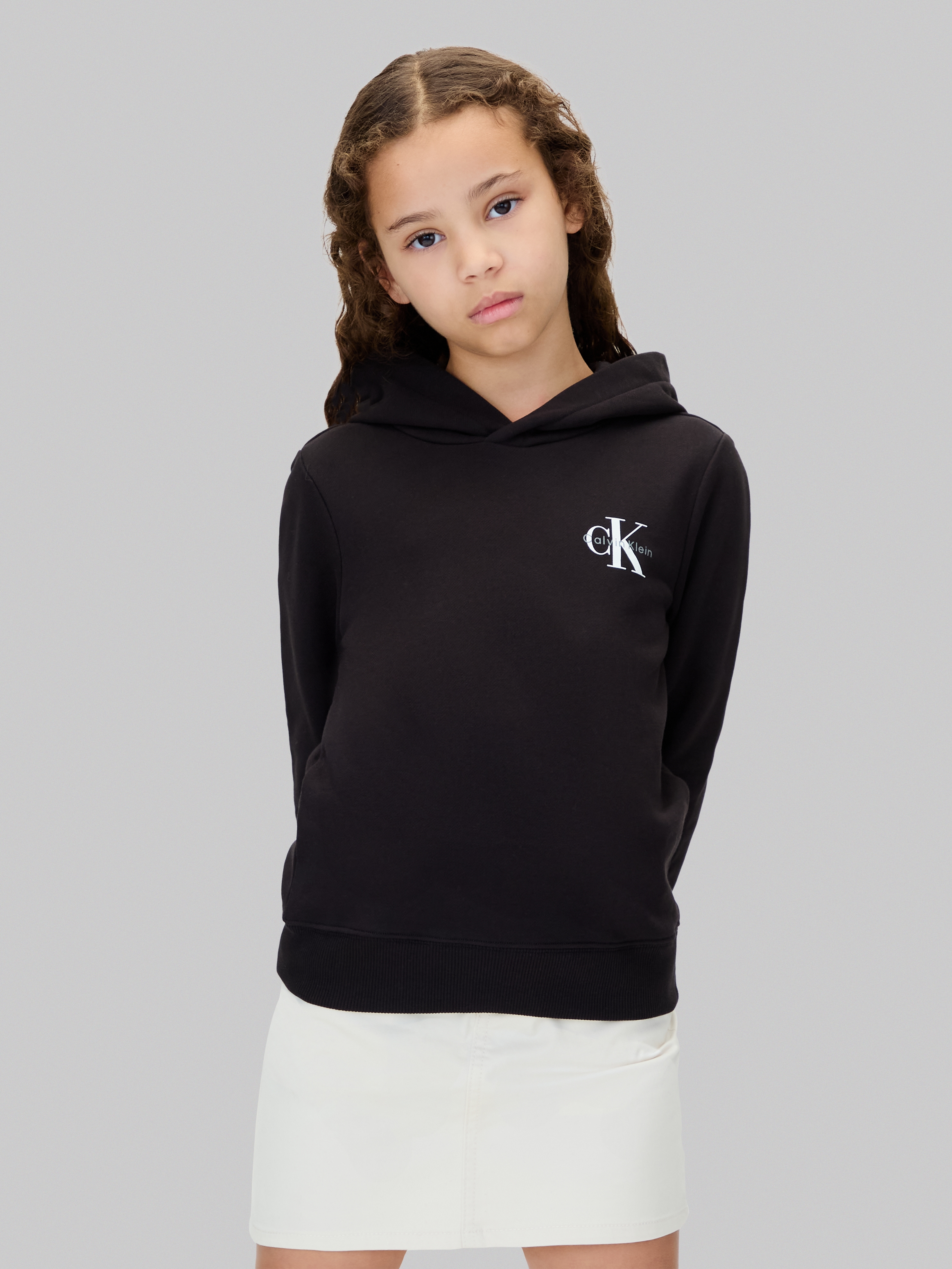 Calvin Klein Jeans Sweatshirt »SMALL MONOGRAM HOODIE«, für Kinder bis 16 Jahre, mit Kapuze