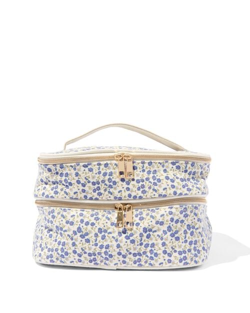 beautycase avec organiseur 17x25x15 toile