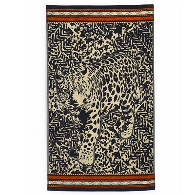 Maxi drap de plage léopard - 400 g/m²