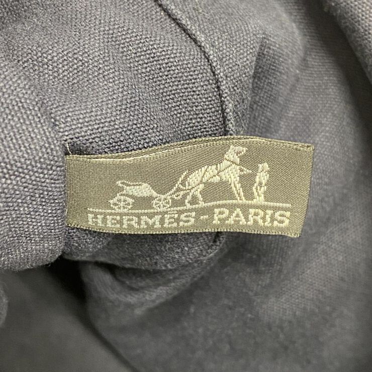 Hermès Vintage Hermès Handbag Navy
