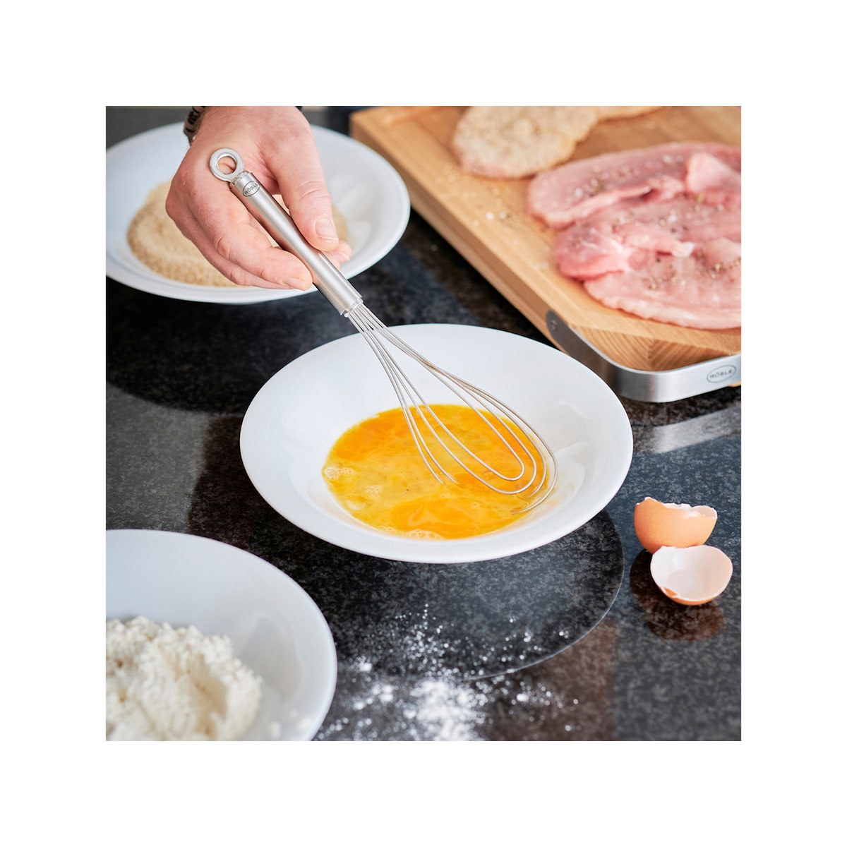 Rösle Whisk flat 27 cm Steel