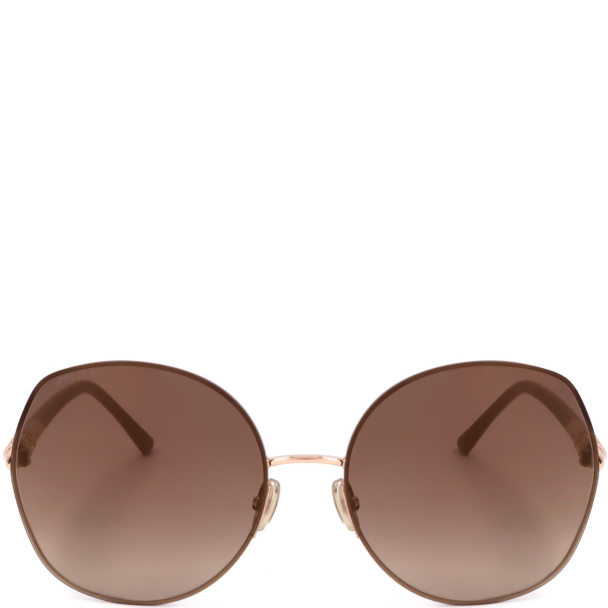 Jimmy Choo - Lunettes de soleil - Catégorie 3 - Doré