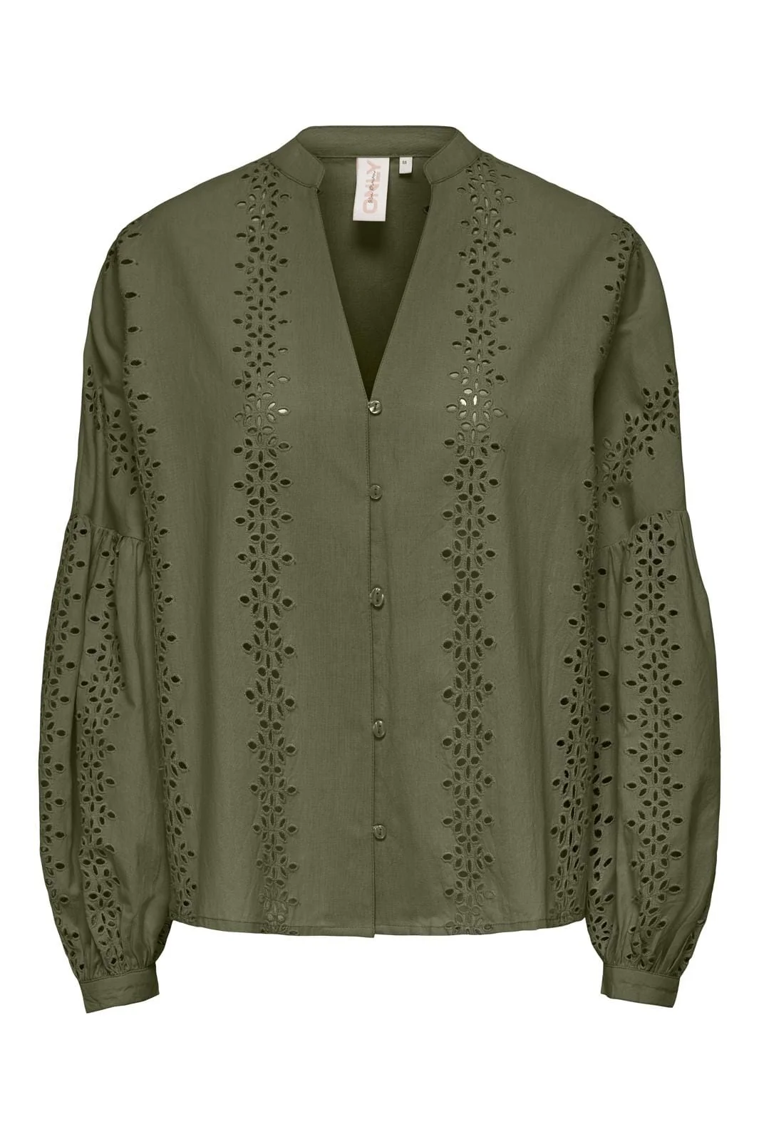 Only Onlnelly Life Ls V-Neck Button Top 4579172 kalamata
