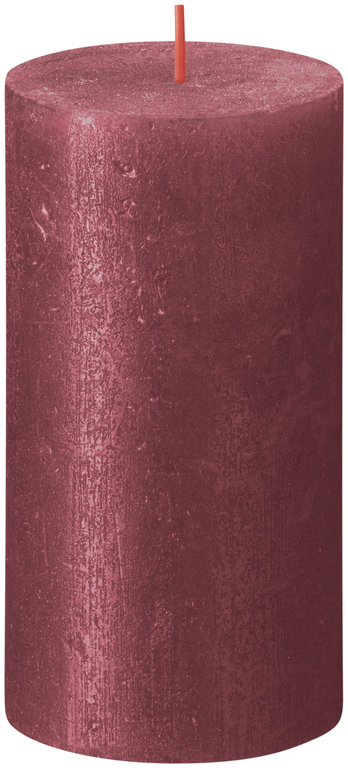 Bolsius Metallic Rustiekkaars 130/68 Rood (1 stuk)