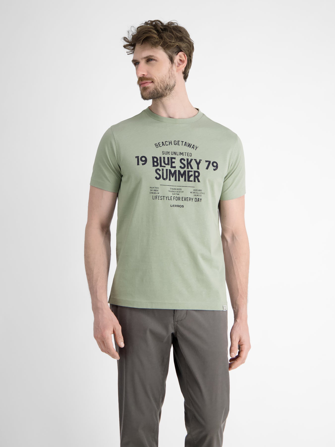 Herren T-Shirt mit Brustprint