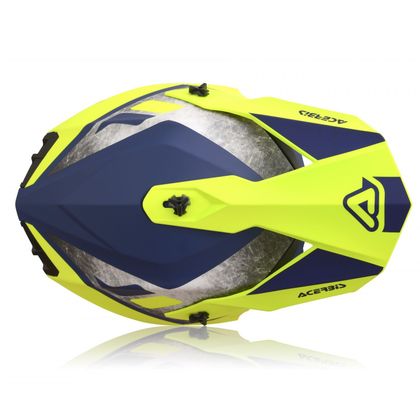 Casque cross Acerbis LINEAR YELLOW/BLUE 2023 - Jaune / Bleu