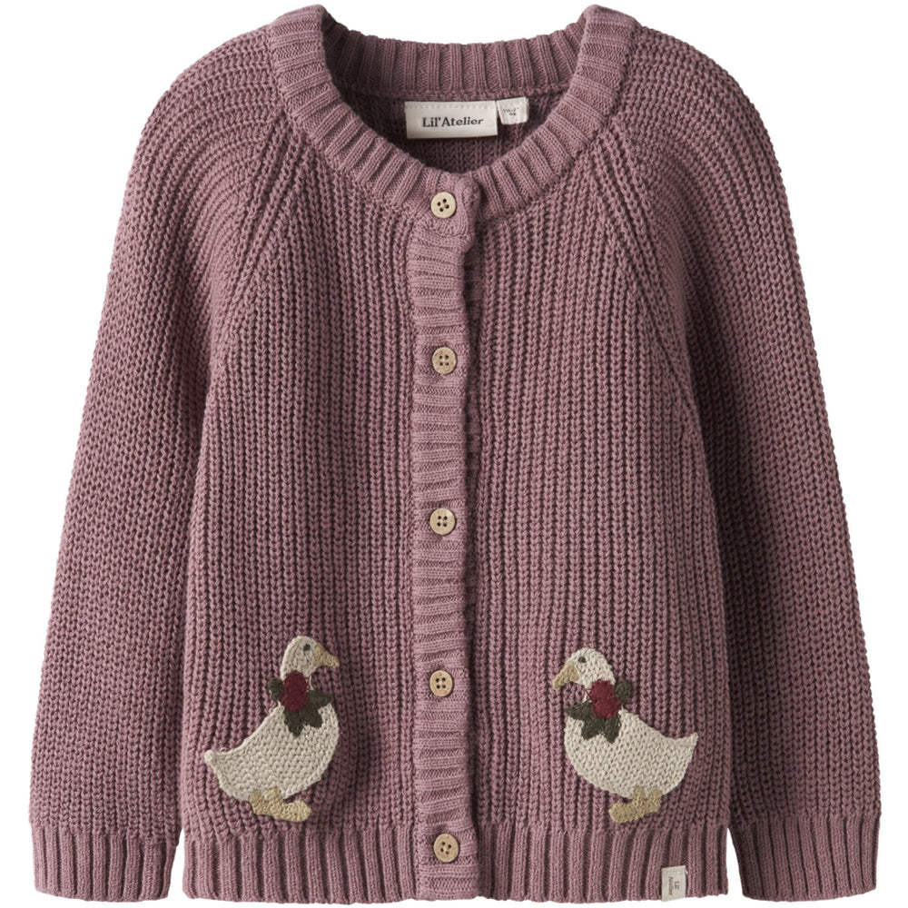 Køb Lil'Atelier Nostalgia Rose Nmfemlen Lak Ls Strik Card Lil