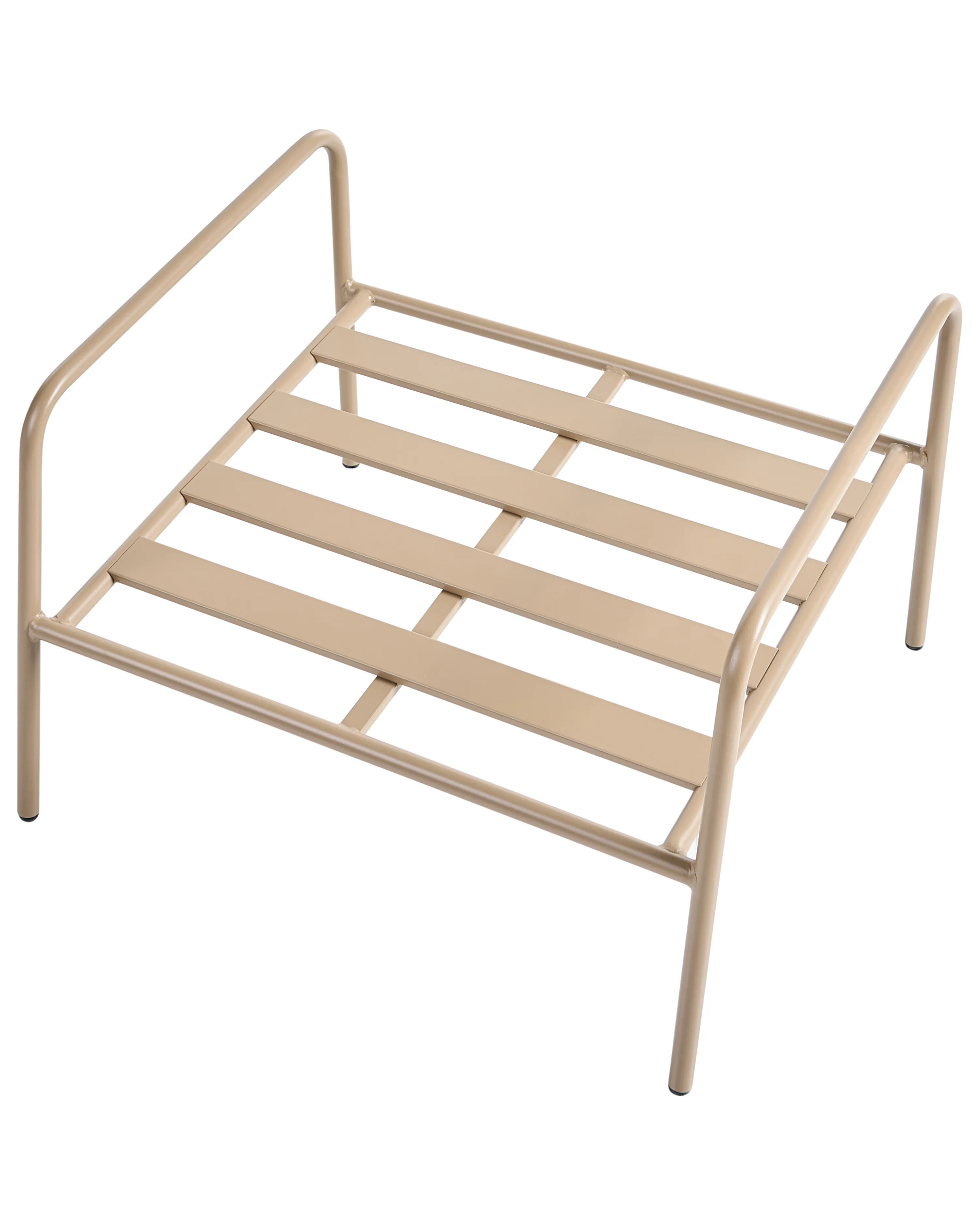 Set van 2 tuinstoelen NIMIS met ottomaan Lichtbeige