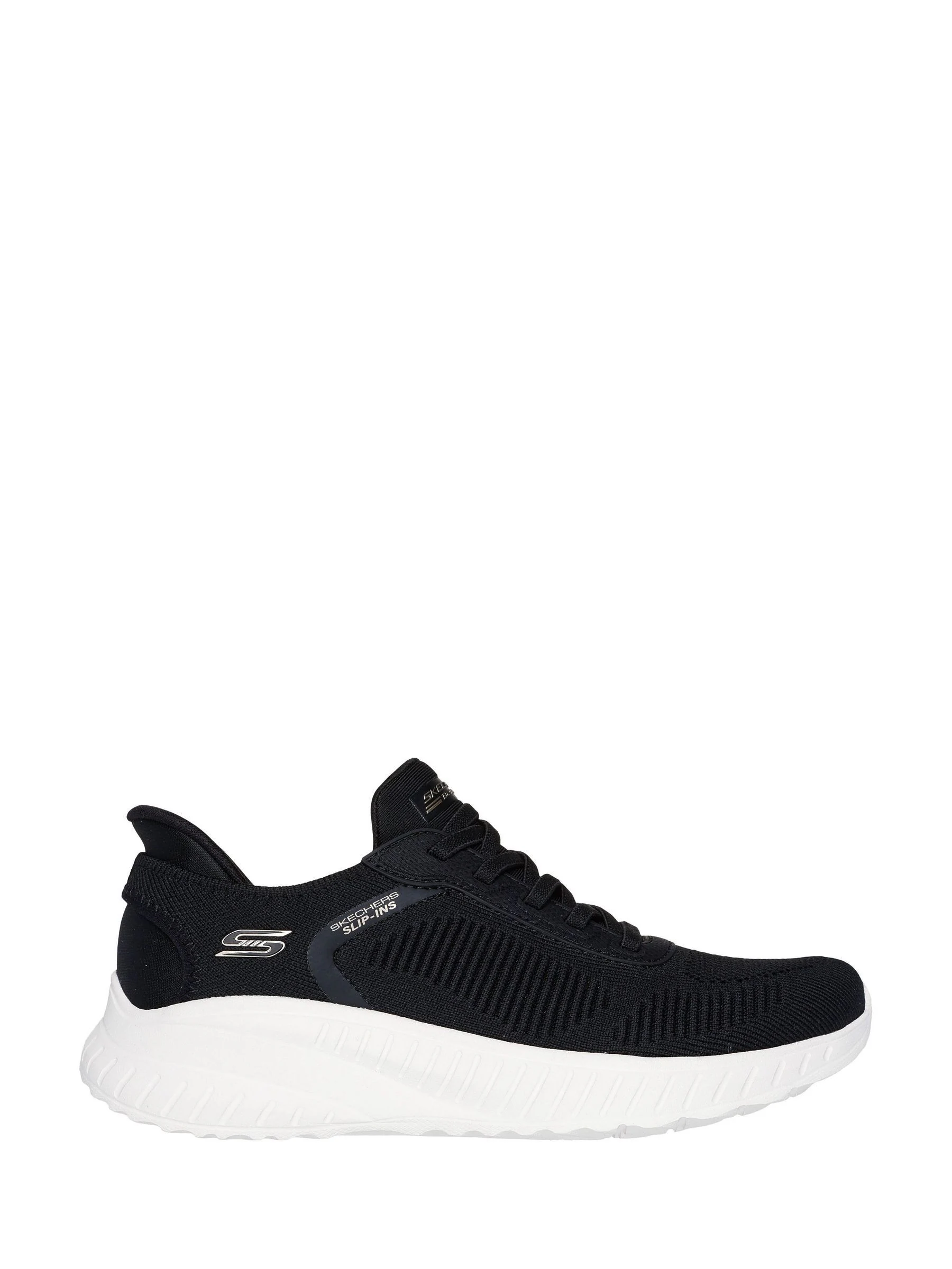 Zwart/wit - Skechers BOBS Sport Squad Chaos Slip In instapsneakers