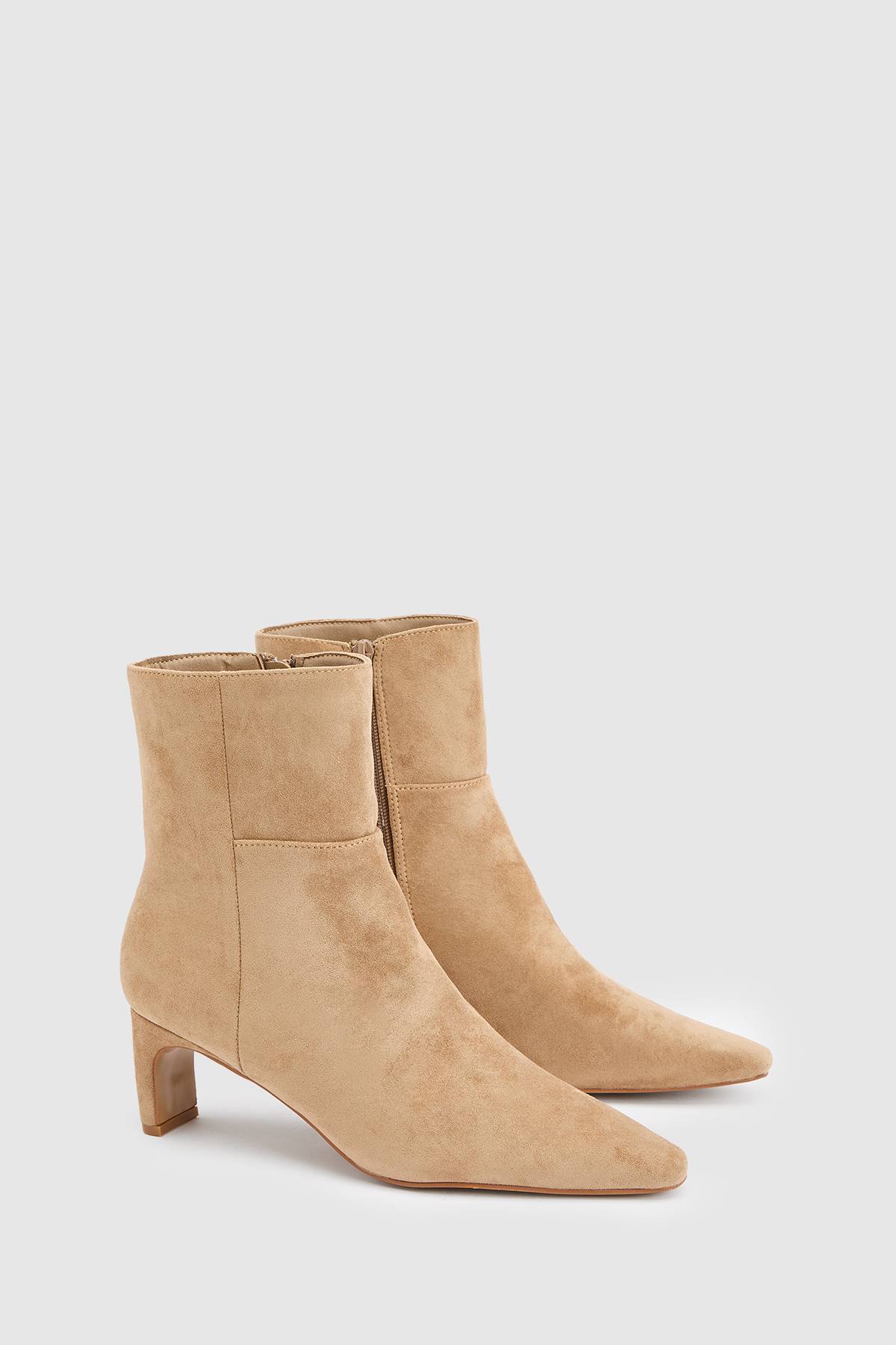 Wallis Bottines Ellie À Talon Aiguille Moyen En Synthétique