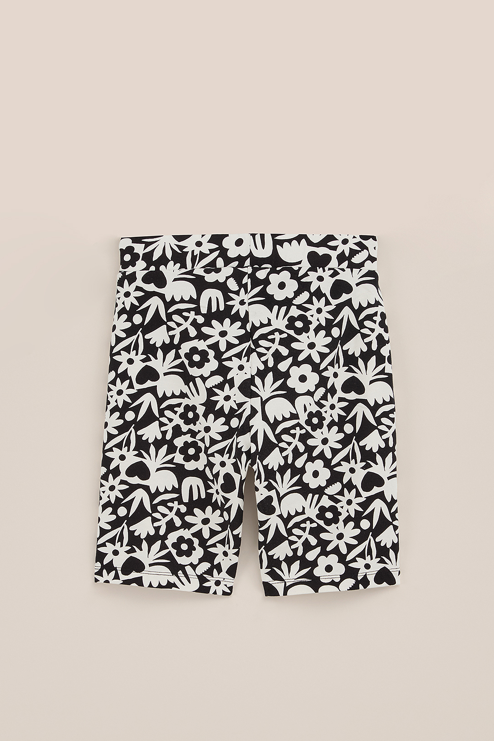 Meisjes korte legging met dessin WE Fashion Zwart
