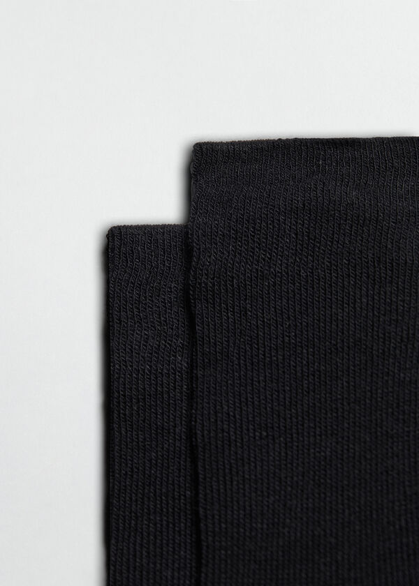 Meias compridas masculinas com cashmere