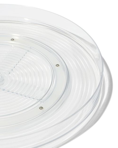 plateau tournant transparent Ø29x3.5cm