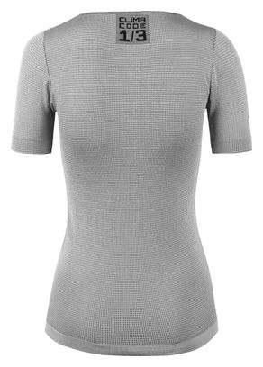 Baselayer Manches Courtes Femme Assos Summer P1 Gris