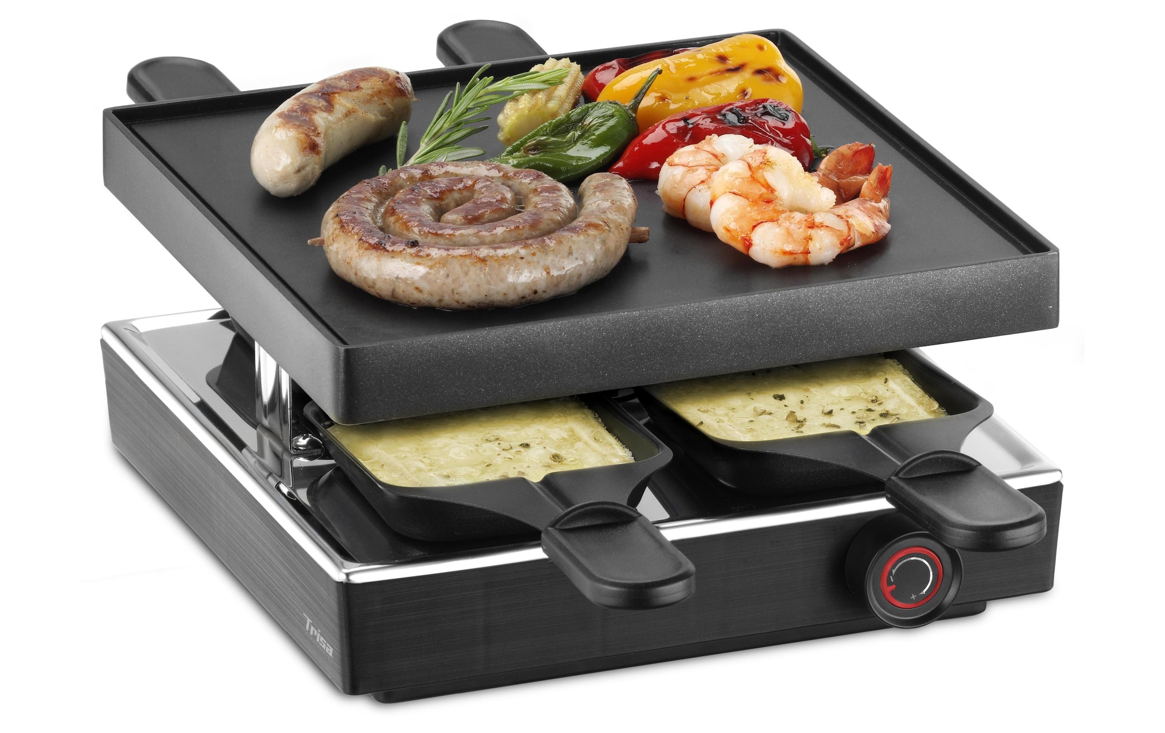 Trisa Raclette »Style 4« 4 Stk. Raclettepfännchen 750 W