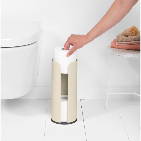 ReNew Reserverolhouder voor 3 rollen - Soft Beige