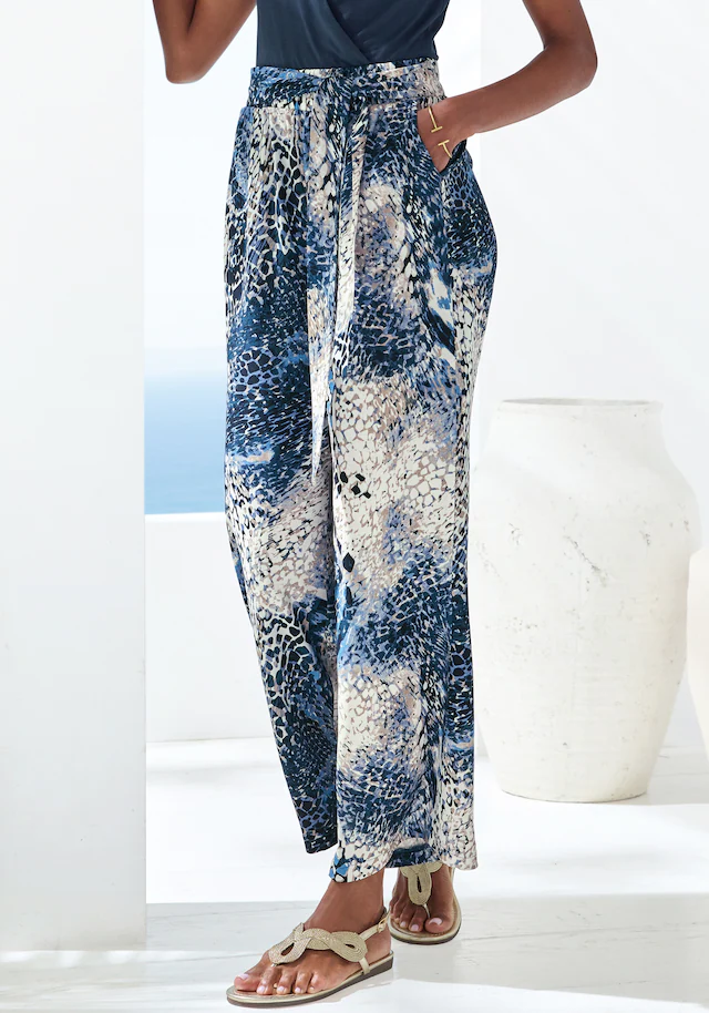 LASCANA Palazzohose  mit Bindeband, Schlupfhose, casual