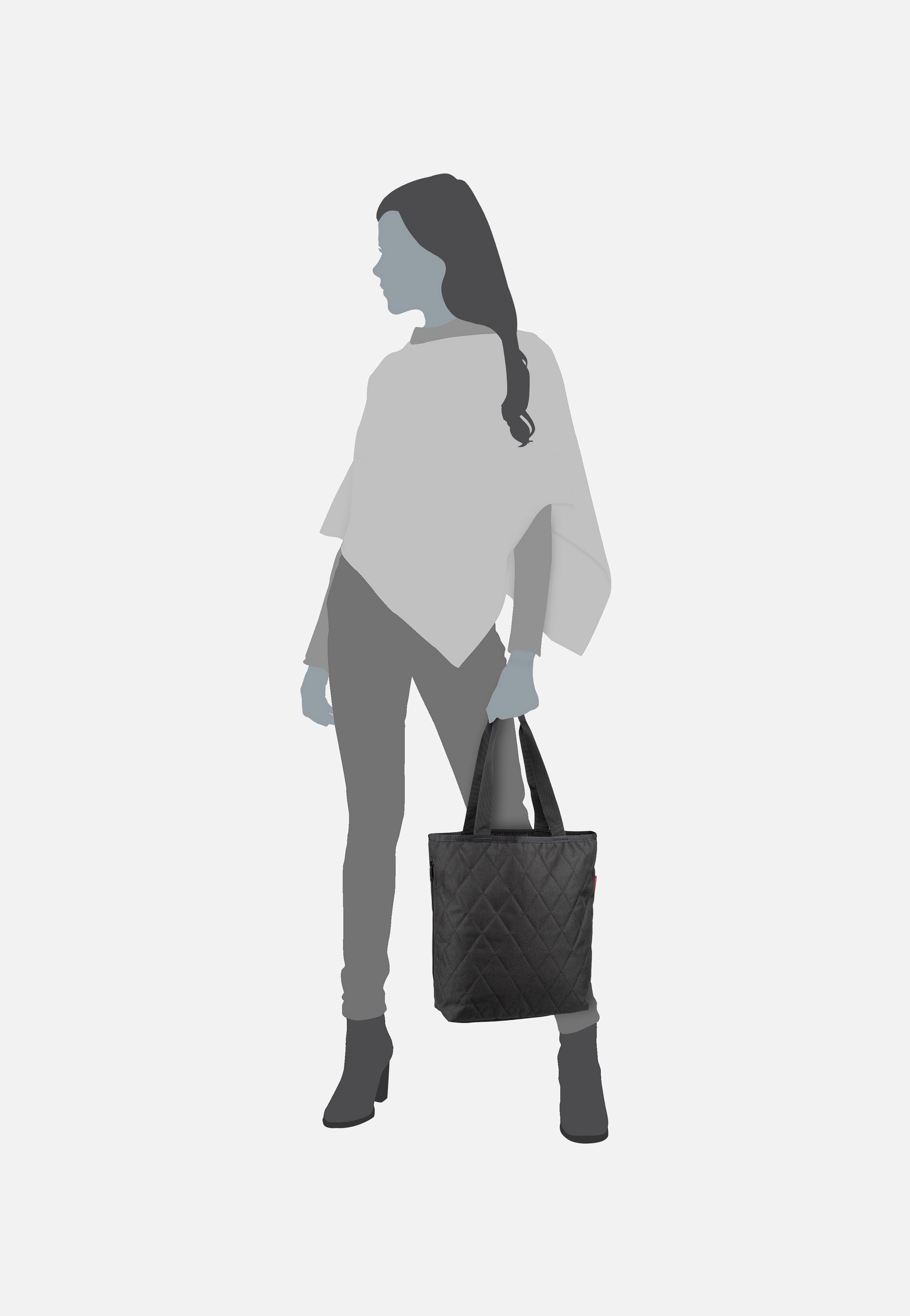 classic M Rhombus Black - Shopper