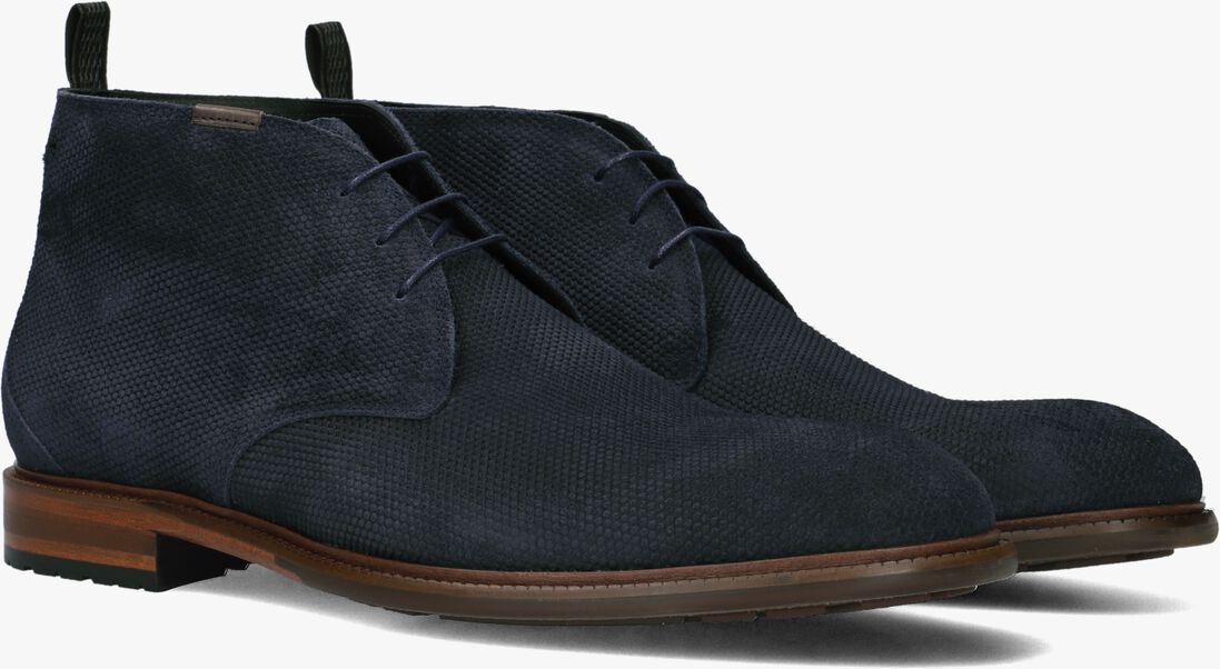 blauwe floris van bommel nette schoenen sfm-50132 de normer