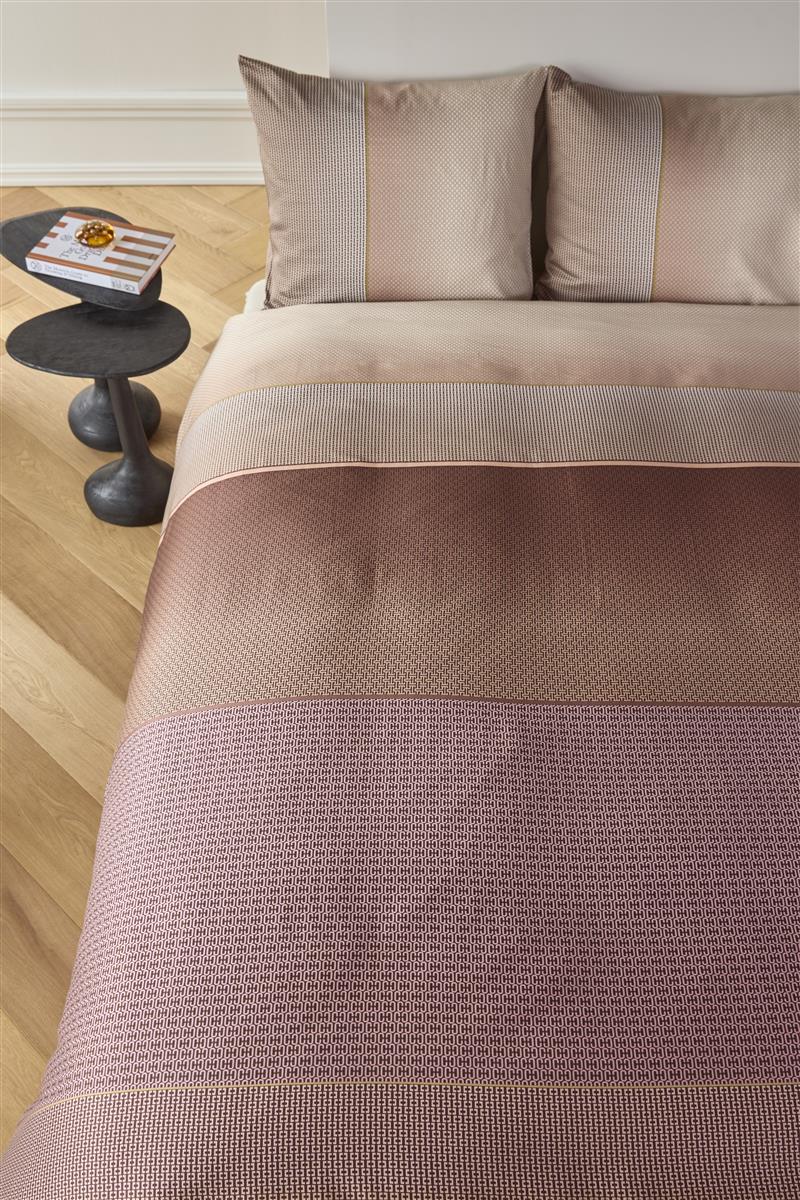 Kardol Mimic  dekbedovertrek - 140x200|220 - Steenrood
