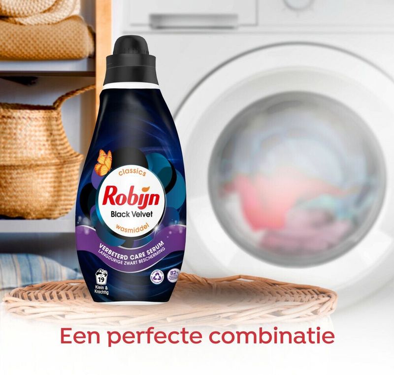 Robijn - Black Velvet - Wasmiddel - Zwart - 665ml