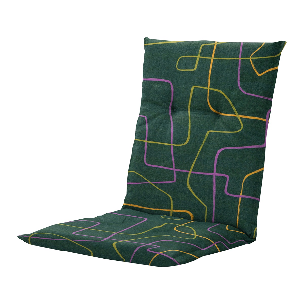 Madison Joah green Tuinstoelkussen - Set van 4