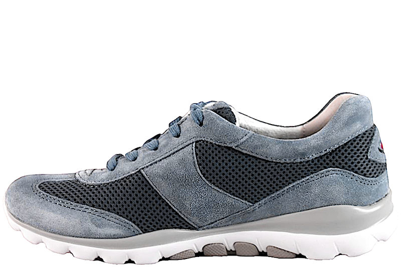 GABOR ROLLING SOFT SKO I LYSEBLÅT NUBUCK