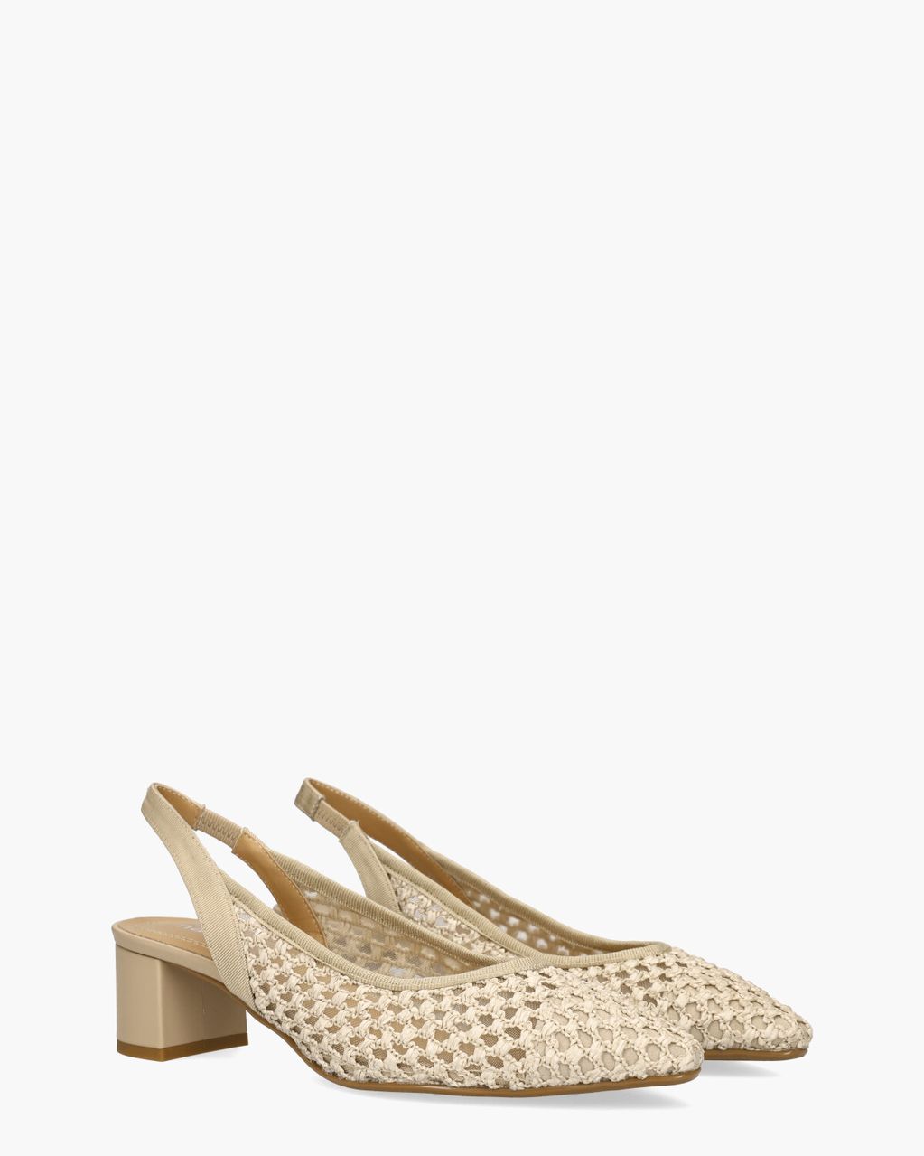 Nalini 24E049A Beige Dames Slingbackpumps