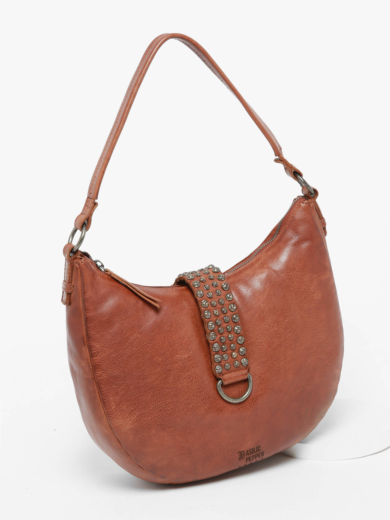 Sac port paule Toscane cuir BASILIC PEPPER