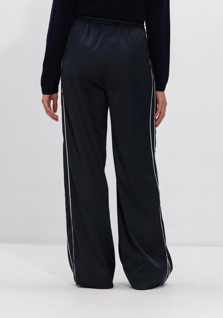 donkerblauwe gestuz wijde broek gzbicca hw pants