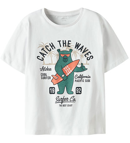 Name It T-Shirt - NkmJosh- Lucent White