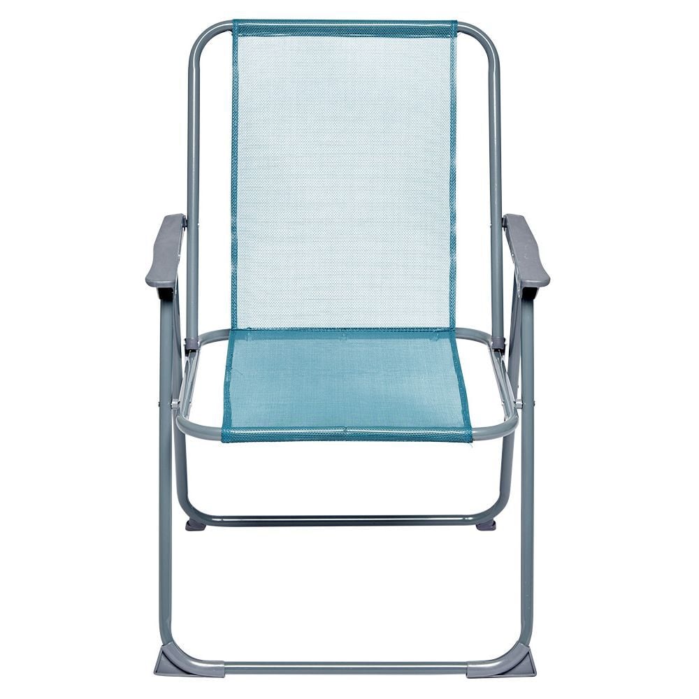 Fauteuil de camping pliant bleu