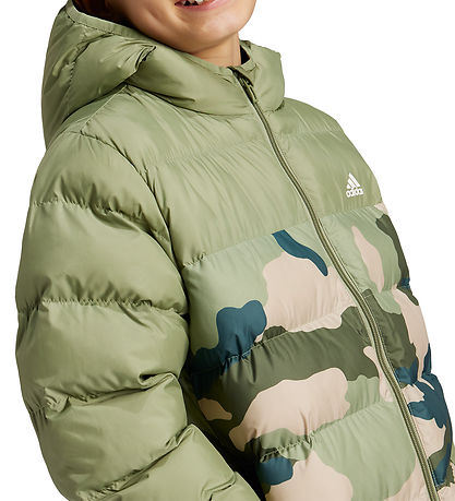 adidas Performance Dynejakke -  Grøn m. Camouflage