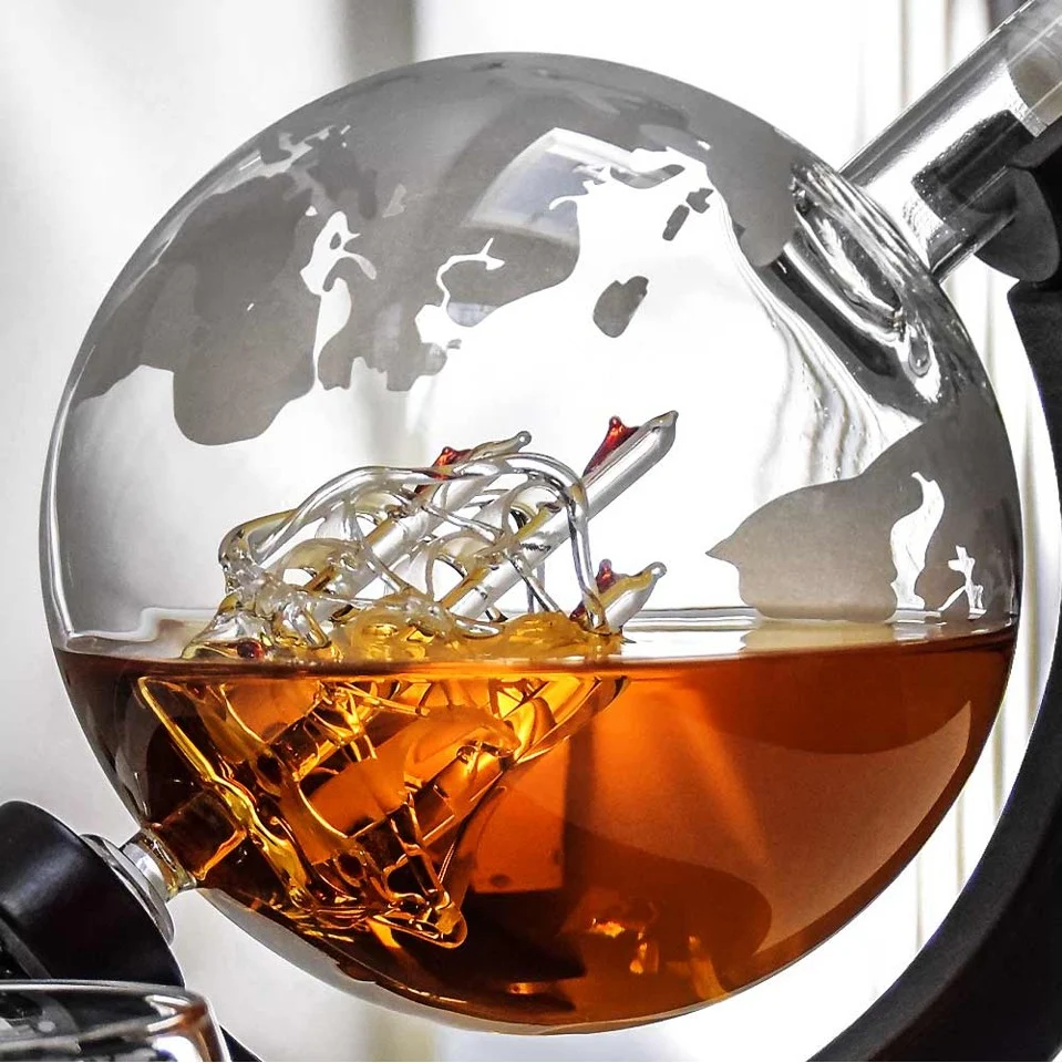 Deluxe Globe Decanter Sæt (04976)