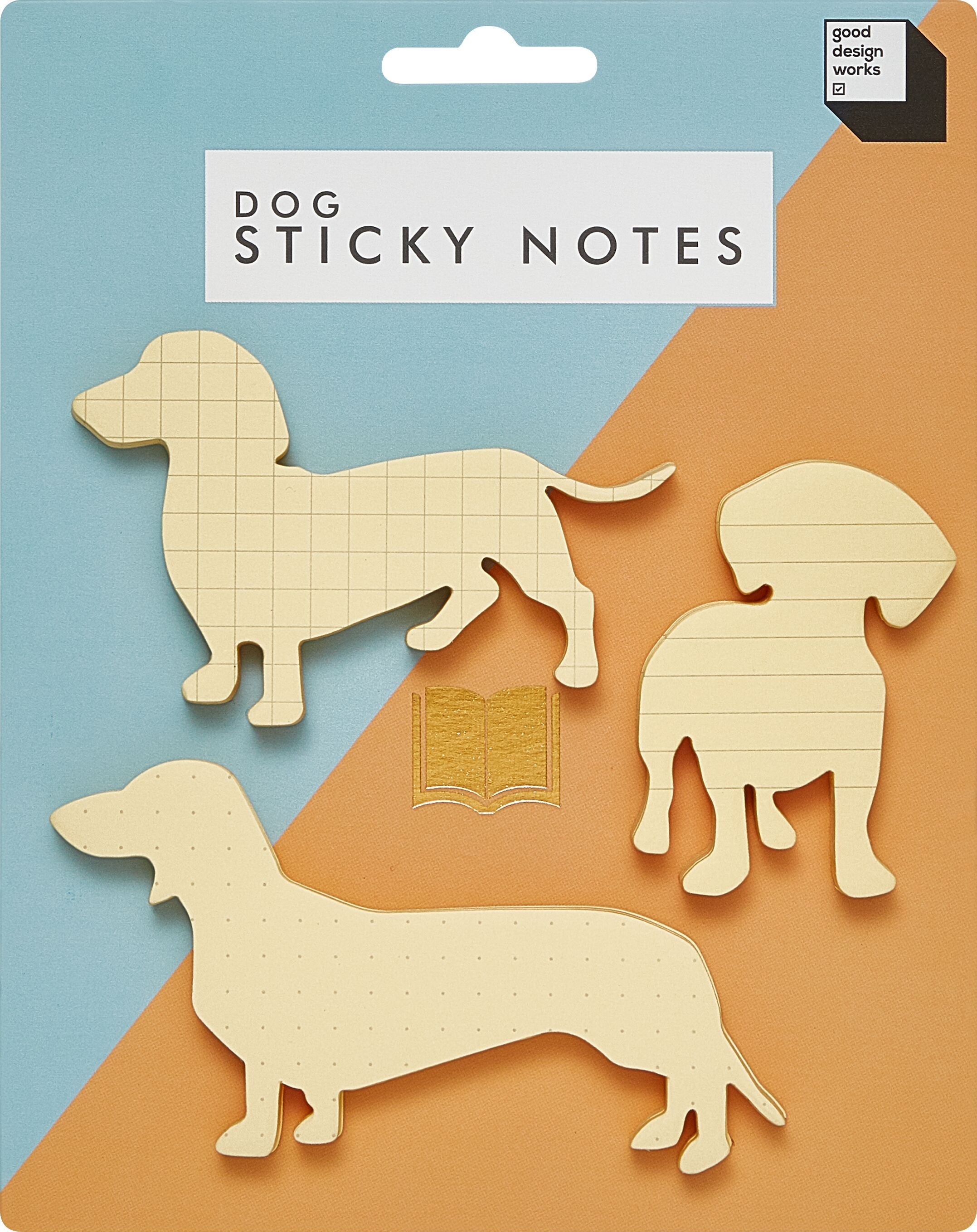 DOG Haftnotizen - Gelb / B: 14.0 cm x H: 18.0 cm