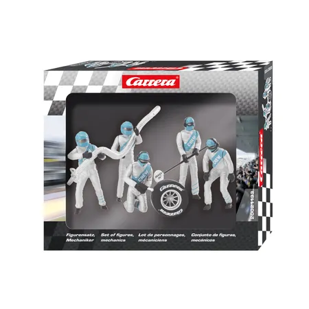 Carrera Digital 124, Digital 132 und EVOLUTION Figurensatz Mechaniker, silber