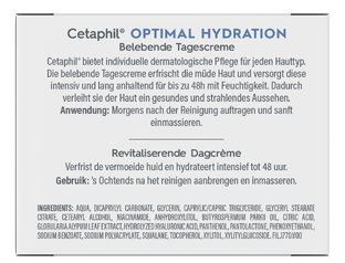 Cetaphil Optimal Hydration Revitaliserende Dagcrème Duoverpakking 2x48GR