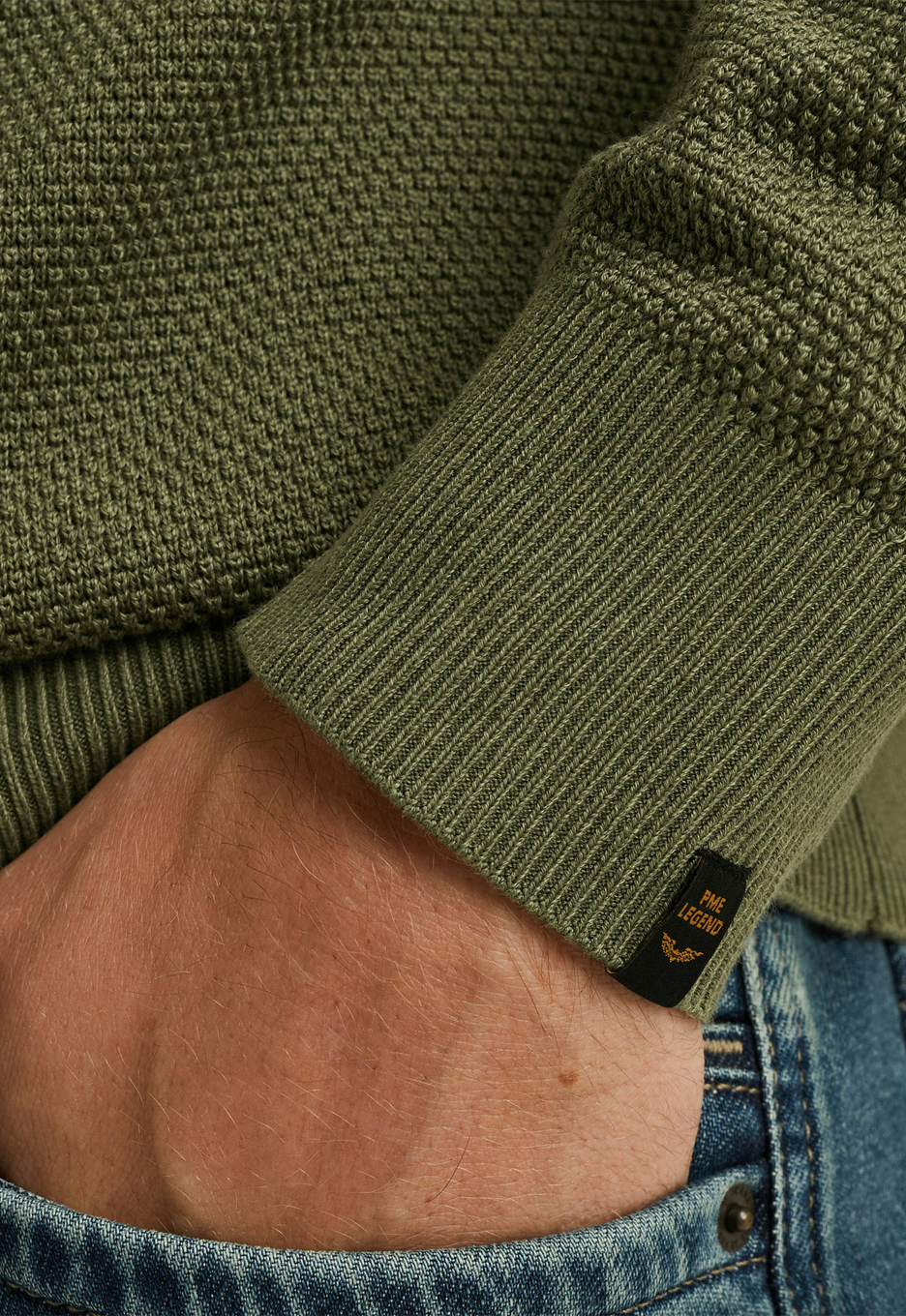 PME Legend Waffle Structured Trui